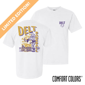 New! Delt Comfort Colors Throwback Throwers Short Sleeve Tee