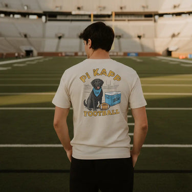 Pi Kappa Phi fraternity merch, Comfort Colors Linebacker Lab Short Sleeve Tee.