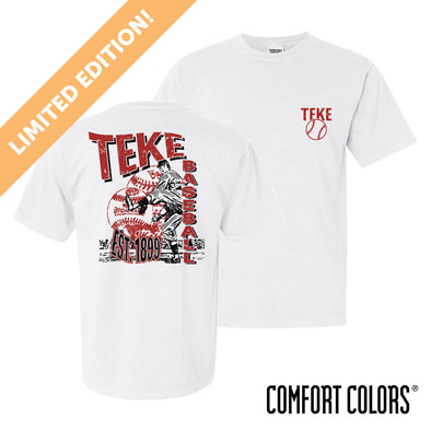 New! TKE Comfort Colors Throwback Throwers Short Sleeve Tee