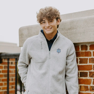 Phi Delt Embroidered Crest Full Zip Phi Delta Theta