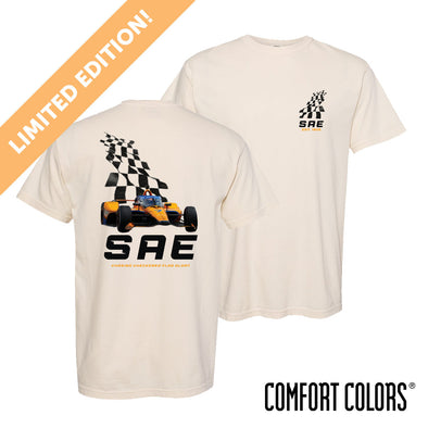New! SAE Limited Edition Comfort Colors Checkered Champion Short Sleeve Tee