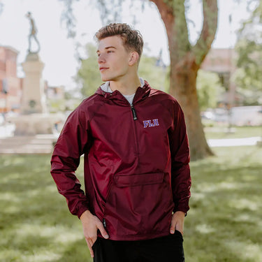 FIJI Classic 1/4 Zip Rain Jacket Phi Gamma Delta