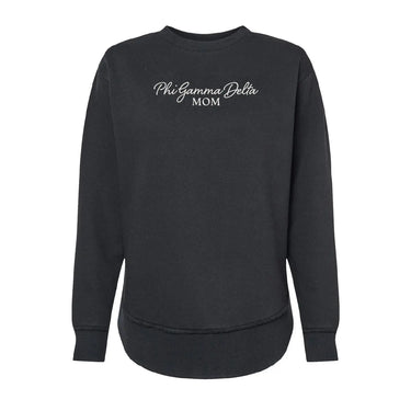 FIJI Curved Hem Mom Crewneck Phi Gamma Delta
