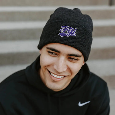 FIJI Signature Charcoal Beanie Phi Gamma Delta