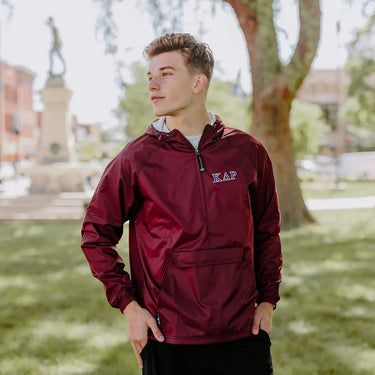 KDR Classic 1/4 Zip Rain Jacket Kappa Delta Rho