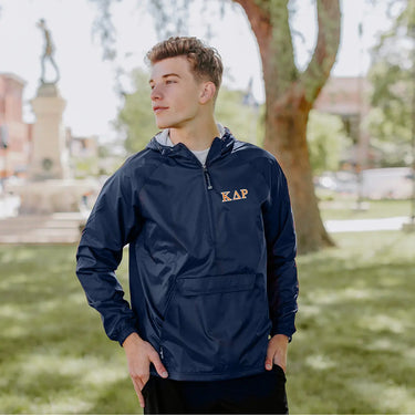 KDR Classic 1/4 Zip Rain Jacket Kappa Delta Rho