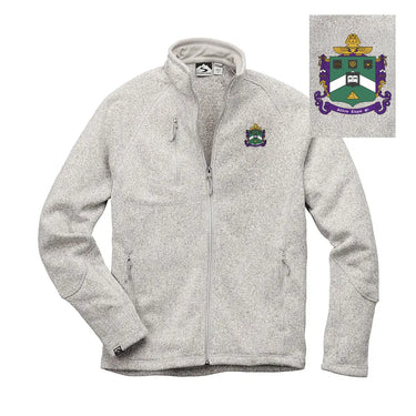 Delta Sig Embroidered Crest Full Zip Delta Sigma Phi