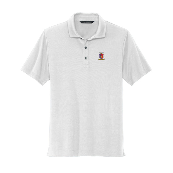 SigEp White Crest Polo