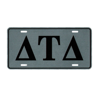 Delt License Plate | Delta Tau Delta | Car accessories > Decorative license plates