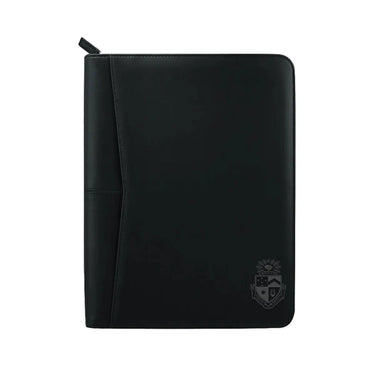 Delt Zippered Crest Padfolio | Delta Tau Delta | Office products > Padfolios