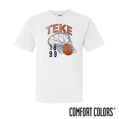 TKE Comfort Colors Retro Basketball Short Sleeve Tee