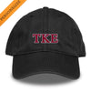 TKE Personalized Black Hat | Tau Kappa Epsilon | Headwear > Billed hats