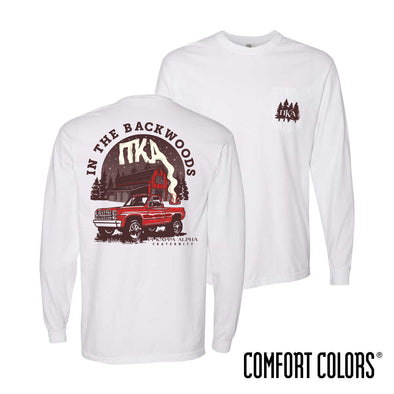 New! Pike Comfort Colors Country Roads Long Sleeve Tee