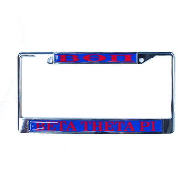 Beta License Plate Frame | Beta Theta Pi | Car accessories > License plate holders
