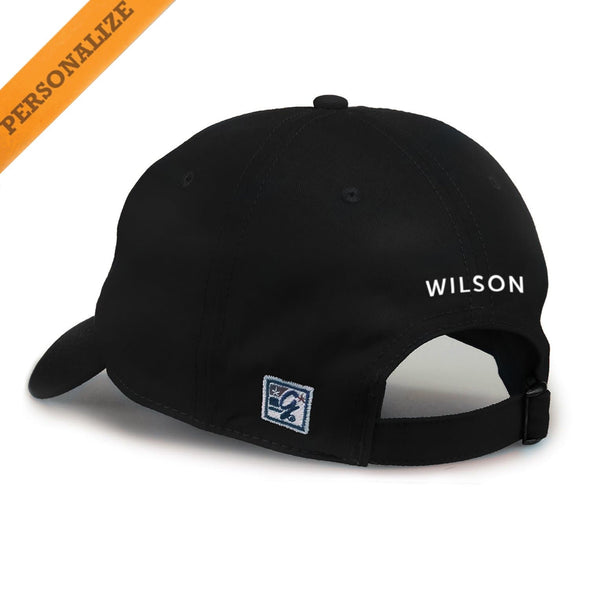 Delta Upsilon Personalized Black Hat | Delta Upsilon | Headwear > Billed hats
