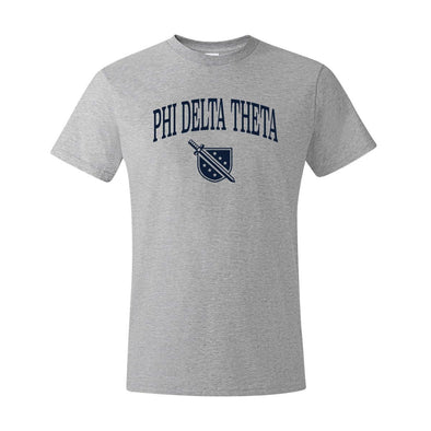 Phi Delt Heather Gray Symbol Tee | Phi Delta Theta | Shirts > Short sleeve t-shirts
