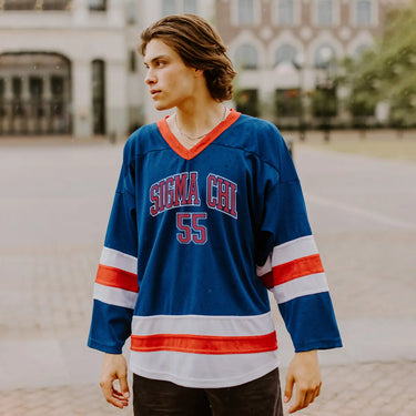 Sigma Chi Patriotic Hockey Jersey Sigma Chi