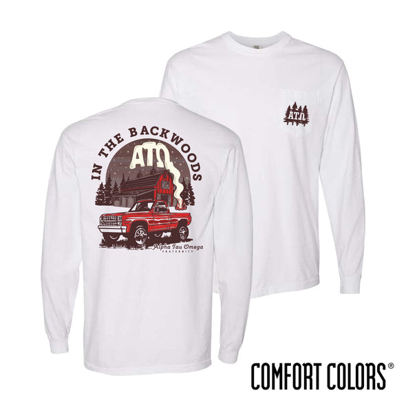 New! ATO Comfort Colors Country Roads Long Sleeve Tee