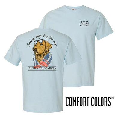 ATO Blue Comfort Colors Retriever Tee | Alpha Tau Omega | Shirts > Short sleeve t-shirts