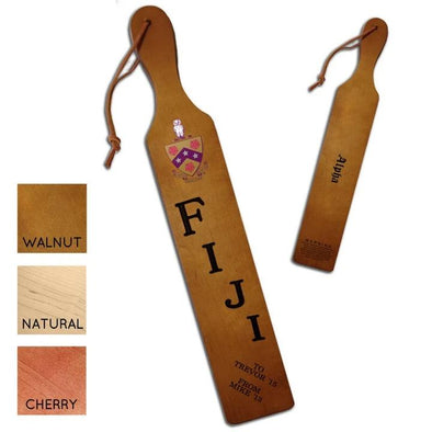 FIJI Personalized Traditional Paddle | Phi Gamma Delta | Wood products > Paddles