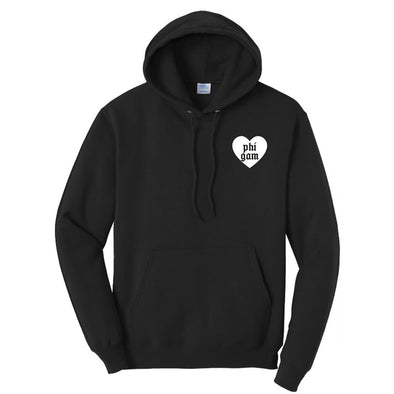 New! FIJI Old School Sweetheart Hoodie | Phi Gamma Delta | Sweatshirts > Hooded sweatshirts
