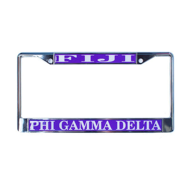 FIJI License Plate Frame | Phi Gamma Delta | Car accessories > License plate holders
