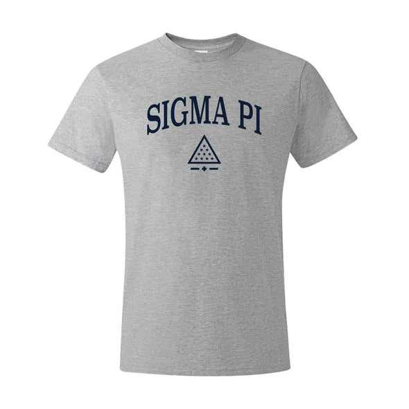 Sigma Pi Heather Gray Symbol Tee | Sigma Pi | Shirts > Short sleeve t-shirts