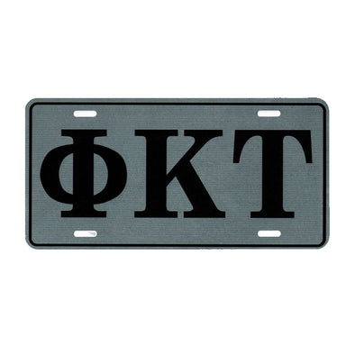 Phi Tau License Plate | Phi Kappa Tau | Car accessories > Decorative license plates