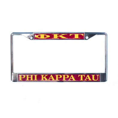 Phi Tau License Plate Frame | Phi Kappa Tau | Car accessories > License plate holders
