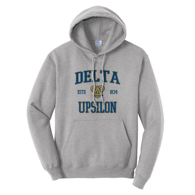 Delta Upsilon Classic Crest Hoodie