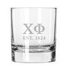 Chi Phi Engraved Glass | Chi Phi | Drinkware > 8 ounce glasses