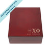 Chi Phi Fraternity Greek Letter Rosewood Box