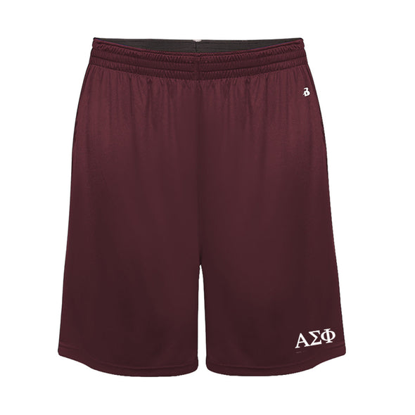 Alpha Sigma Phi 8" Softlock Pocketed Shorts
