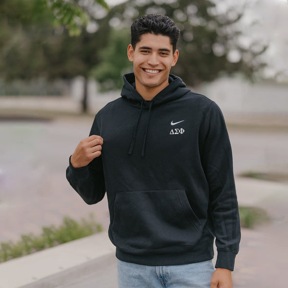 Delta Sig Nike Embroidered Hoodie