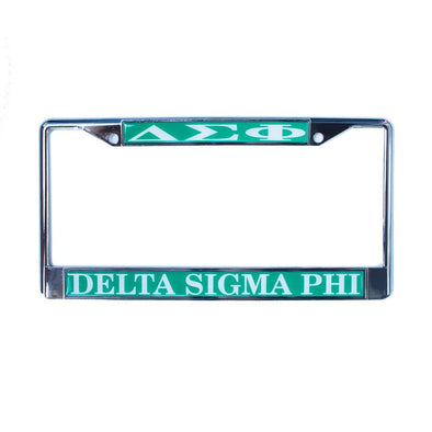 Delta Sig License Plate Frame | Delta Sigma Phi | Car accessories > License plate holders
