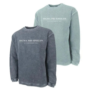 Fraternity Charles River Corded Crew Sweatshirt Campus Classics