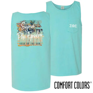 Fraternity Vintage Palms Comfort Colors Tank Campus Classics