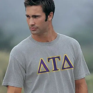 Fraternity Heather Gray Greek Letter Tee Campus Classics