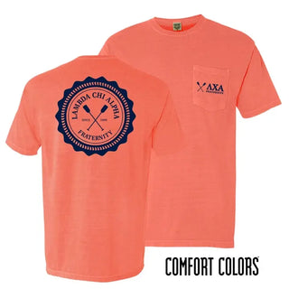 Fraternity Coastal Comfort Colors Pocket Tee Campus Classics