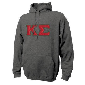 Fraternity Hoodie with Sewn On Letters