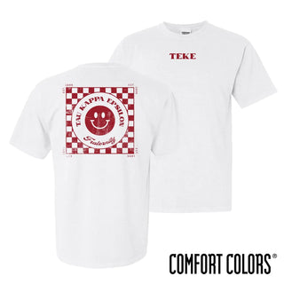 Fraternity Retro Smiley Comfort Colors Tee Campus Classics