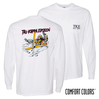Comfort Colors Ski-leton Long Sleeve Tee Campus Classics