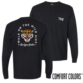 Fraternity Comfort Colors Long Sleeve Tiger Tee Campus Classics