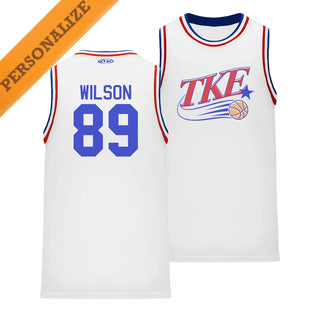 Clearance! Fraternity Personalized Retro Swish Basketball Jersey Campus Classics