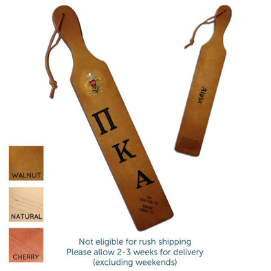Fraternity Personalized Traditional Paddle