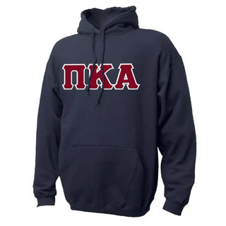 Fraternity Sim Stitch Letter Hoodie Campus Classics