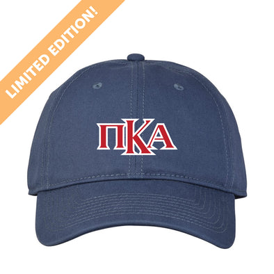 New! Fraternity Red White and Blue Greek Letter Hat
