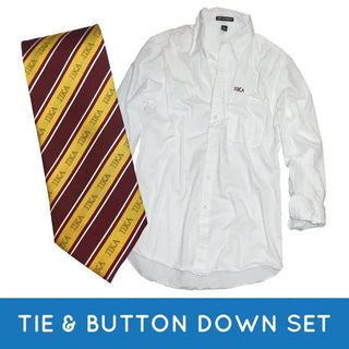 Fraternity Tie & Button Down Gift Set Campus Classics