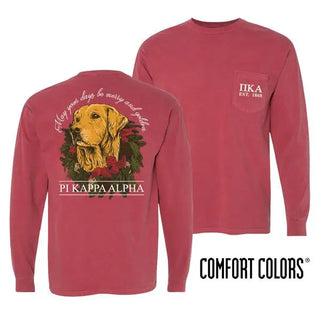 Clearance! Fraternity Crimson Comfort Colors Retriever Tee Campus Classics