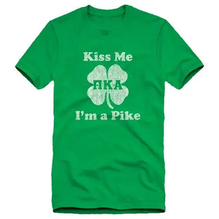 Clearance! Fraternity Green "Kiss Me" Tee Campus Classics